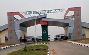 AKSU POST GRADUATE SCHOOL. 
AKWA IBOM STATE UNIVERSITY