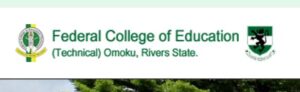 courses offered in federal college of education (Technical) omoku rivers state