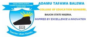 Official List of Courses Offered in Adamu Tafawa Balewa College of Education Kangere, Bauchi State Nigeria.