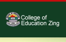 Official List of Courses Offered in College of Education Zing, Jalingo, Taraba State