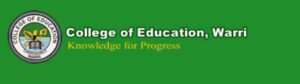 official list of courses offered in Delta State College of Education Warri