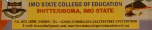 Official List of Courses Offered in Imo State College of Education (Technical) Ihitte / Uboma, Imo State, Nigeria.