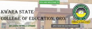 Post UTME Admission Form Kwara State College of Education Oro 2025/2026 Academic Session | Requirements and How to Apply